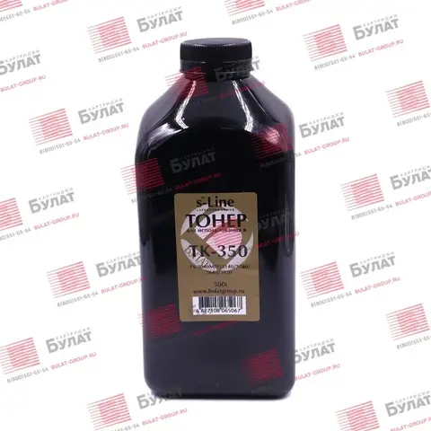 Тонер БУЛАТ s-Line TK-350 для Kyocera FS-3920 (Чёрный, банка 500 г)