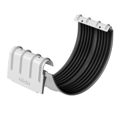 Соединитель желобов Stal Premium, пломбир