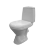 Jika 8.2453.2.000.242.9 ERA унитаз-компакт напольный  345x640x395, нижний подвод воды, горизонтальный выпуск, вкл. установочный комплект, белый