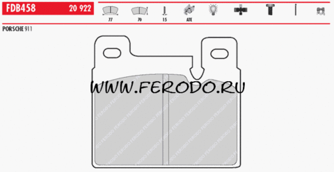 FDB458 Тормозные колодки дисковые OE 'PREMIER'