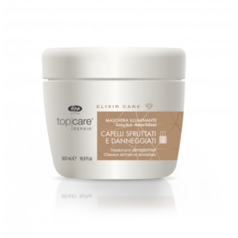 Маска-эликсир для восстановления и придания сияющего блеска - «Top Care Repair Elixir Care Mask» 500 мл