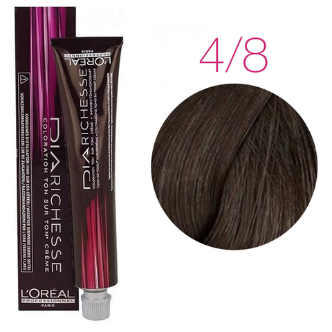 L'Oreal Professionnel Dia Richesse 4.8 (Шатен мокка) - Краска для волос