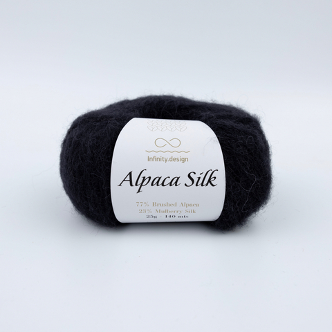 Пряжа Infinity Alpaca Silk 1099 черный