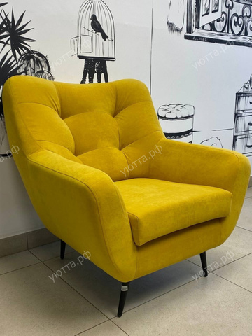 Кресло Клауд 87*90*91 см - Желтый - купить 2