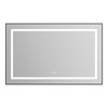 BelBagno SPC-KRAFT-1200-800-LED-TCH-WARM Зеркало в алюминиевой раме со встроенным светильником, сенсорным выключателем и подогревом, SPC-KRAFT-1200-800-LED-TCH-WARM, 1200x32x800 мм