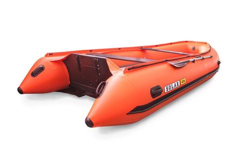 Надувная ПВХ-лодка Solar - 470 Super Jet Tunnel (оранжевый)