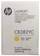 Оригинальный лазерный картридж HP CB382YC №824A желтый