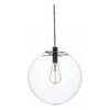 Светильник Glass Ball Ceiling Black D30