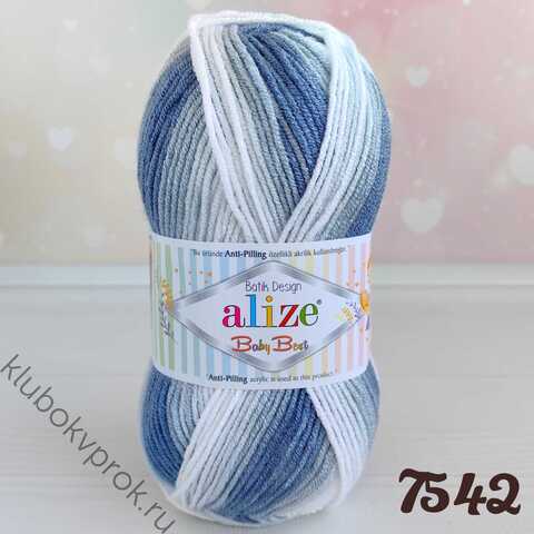 ALIZE BABY BEST BATIK  7542, Мультиколор