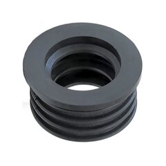 Манжета резиновая переходная Дн 73-50 ПП50 в раструб ЧК50 чёрная