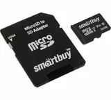 Карта памяти Micro-SD 32 GB Smart Buy Class 10 PRO U3 R/W:95/60 Mb/s с адаптером