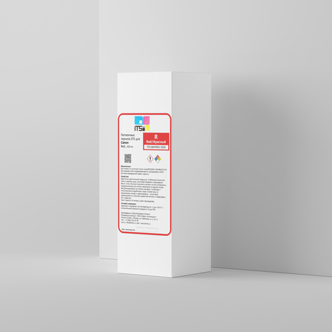 Пигментные чернила STS для Canon imagePROGRAF IPF/PRO - PFi-101/PFi-103/PFi-106/PFi-206/PFi-306/PFi-701/PFi-706/PFi-710/PFi-1700 Red, 250 мл