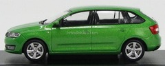 Skoda Rapid Spaceback 2014 Rally green metallic Abrex 1:43