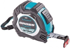 32571 Рулетка Magnetisch, 5м х 19мм, обрезин. корпус,автоматич. фиксация, нейлон. покр.,магн.зацеп//