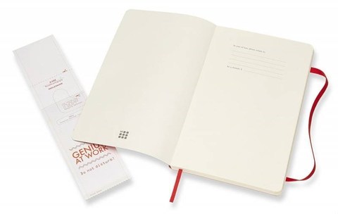 Блокнот Moleskine Classic Soft, цвет красный, в линейку