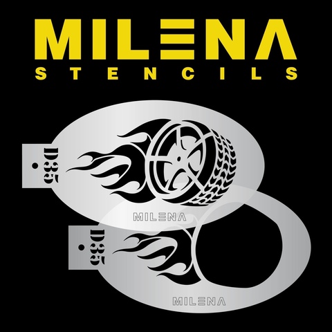 Трафарет Milena D35
