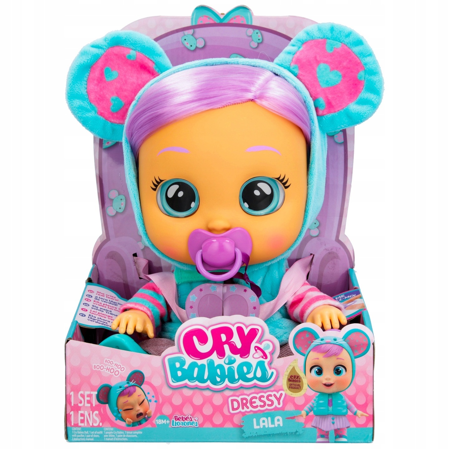 Кукла Crybabies IMC Toys 30 см Mouse Doll с настоящими волосами IMC083301  купить в Москве | Доставка по России.