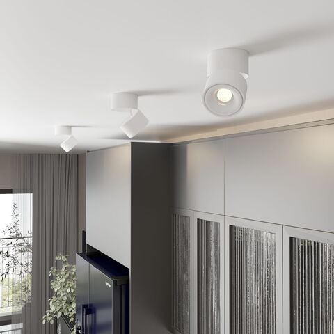 Накладной светодиодный светильник Elektrostandard Klips DLR031 белый матовый