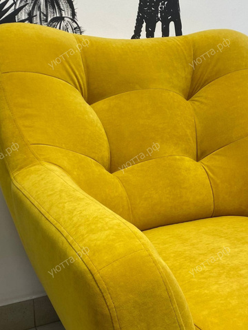 Кресло Клауд 87*90*91 см - Желтый - купить 3