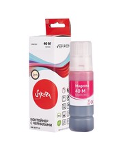 Чернила Sakura 3401C001 для Canon PIXMA G5040, G6040, G7040, пурпурный, водорастворимый тип, 70 мл., 7700 к.