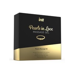 Intt Pearls in Love - набор для интимного массажа с жемчужным ожерельем, 15 мл
