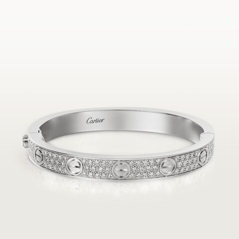 БРАСЛЕТ Cartier LOVE, БРИЛЛИАНТОВОЕ ПАВЕ 8