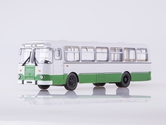 LIAZ-677M Urban white-green Soviet Bus (SOVA) 1:43