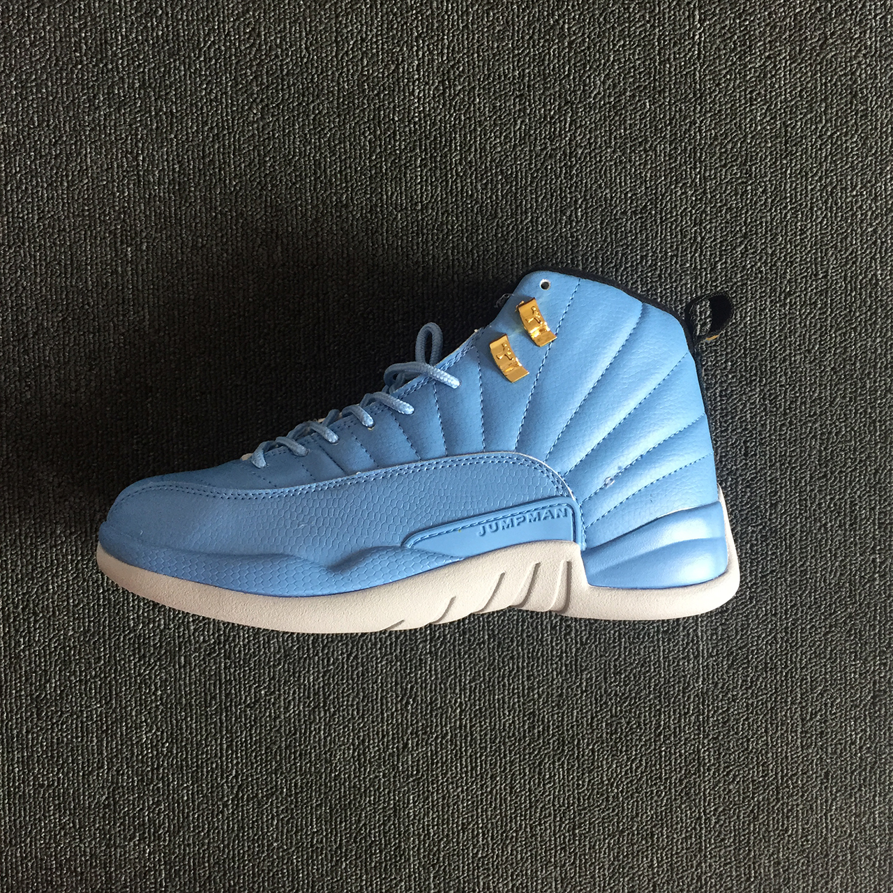 jordan blue and black 12