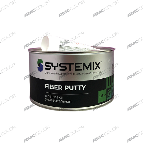 SYSTEMIX Шпатлевка Fiber putty со стекловолокном 1,8кг