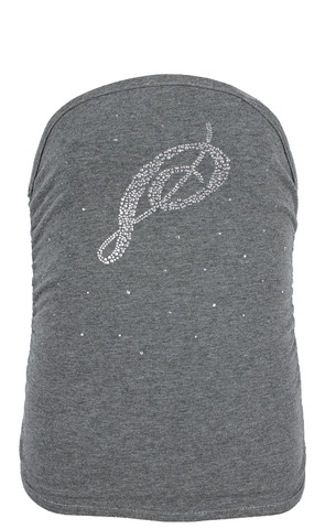 Топ без бретелей со стразами Wojcik