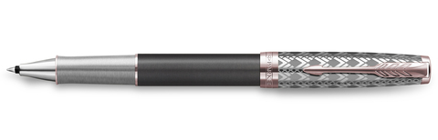 Ручка-роллер Parker Sonnet Premium 2021, T537, Metal & Grey Lacquer PGT (2119790)