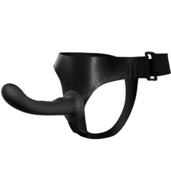 Страпон черный Ultra Passionate harness