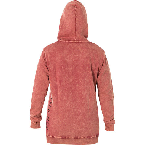 Affliction | Худи женское FREE MAHOGANY AW21356 спина