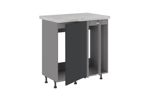 Брауни МП-850 шкаф под мойку (Стол под мойку (прямой угол) одна створка+2 фальшпанели)