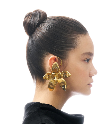 Предзаказ Серьги Flower Gold