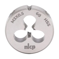 Плашка М 3,0х0,5 DINEN22568 HSS 6g 20х5мм NKP 240030N