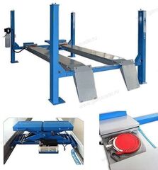 Подъемник четырехстоечный г/п 5500 кг Платформы для сход-развала TST455CWAL