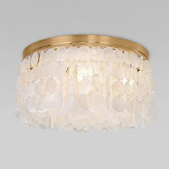 Потолочная люстра Eurosvet 60084/5 латунь/перламутр Smart