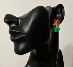 Серьги-пусеты TORY BURCH двухцветные