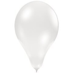 
          Шар воздушный металлик Alingar, №12, белый, 100шт/уп, пакет с европодвесом