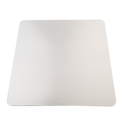 Подложка для торта 42*42 см, усиленная 2,5 мм (двухсторонняя золото/белая)