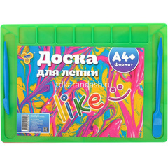 Набор для лепки: доска А4, 2 стека, отделения для пластилина