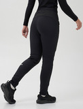 Премиальный костюм для лыж и зимнего бега Nordski Hybrid Pro 2.0 Black/Soft Pink женский