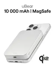 Внешний аккумулятор uBear Slide Power bank 10000mAh, PD20W, Qi2