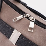 Сумка Саломея 2032 македония тауп + черный