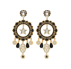 Серьги Цыганский черный