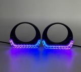 Ангельские глазки i8-D30-RGB 3.0" плоский RGB + поворотник