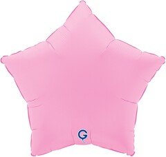 Г 18''/46 см, Звезда, Матовый, Розовая Сакура, 1 шт.