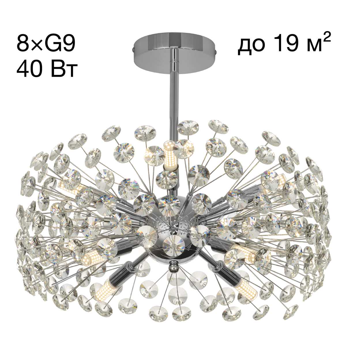 Потолочная люстра Citilux Eletto Betsy EL322CA08.1