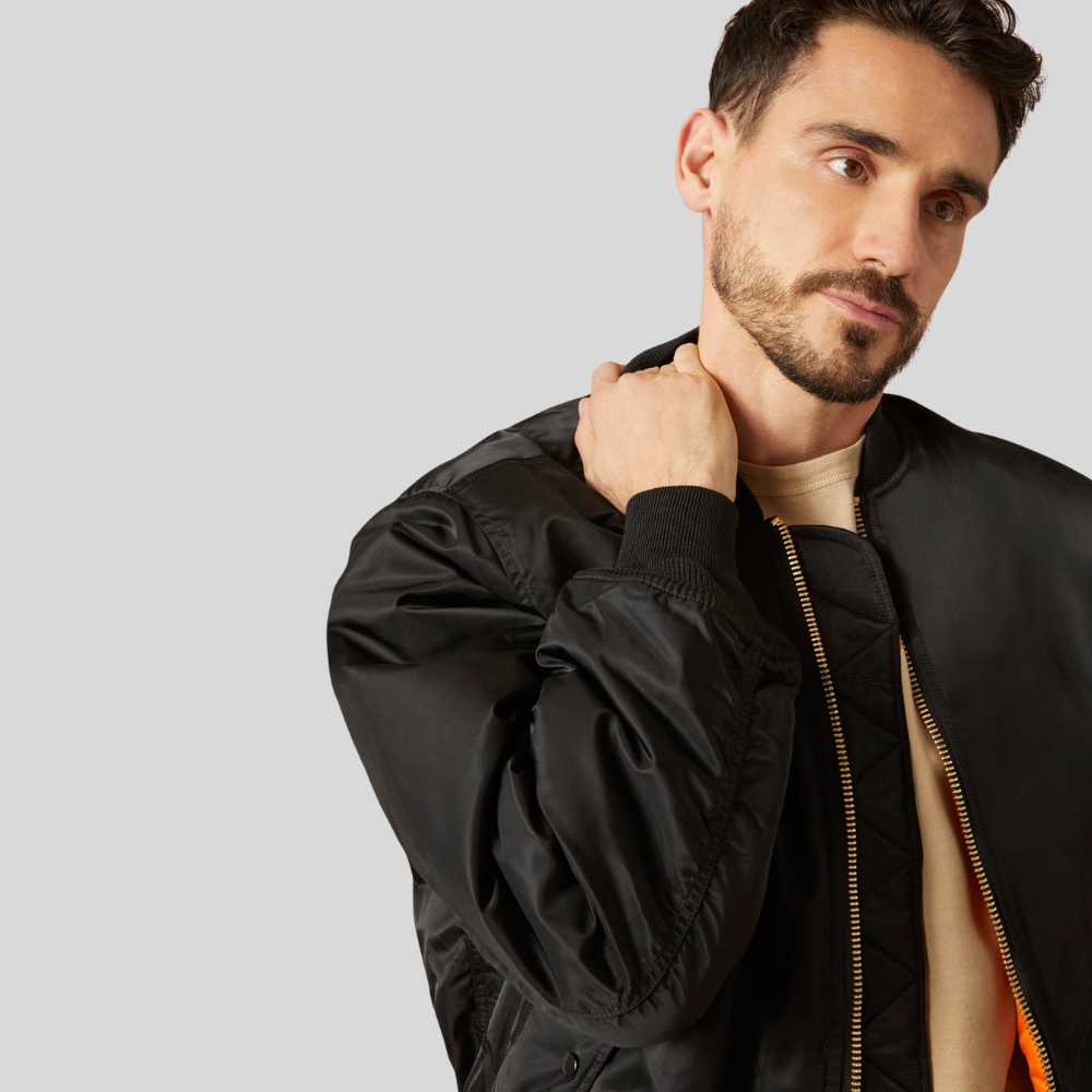 Бомбер Alpha Industries MA-1 Black (Черный) - купить по лучшей